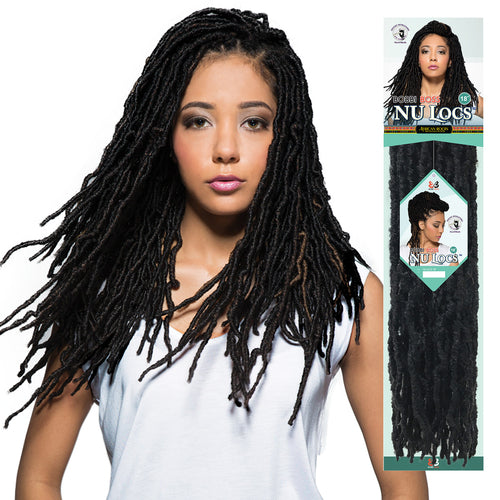 Bobbi Boss Synthetic Hair Crochet Braids African Roots Braid Collection Nu Locs 18"